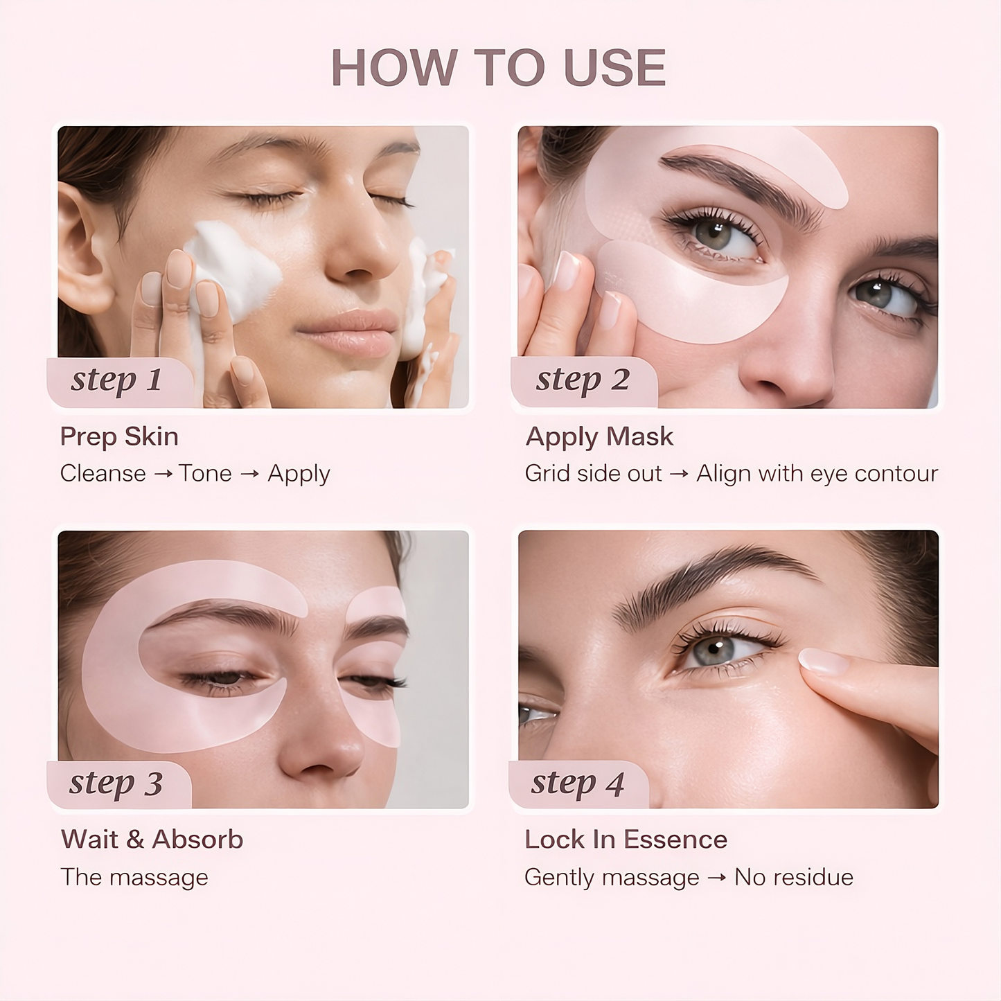 Eye Mask with Bio-Collagen, Peptide Complex & Vitamin C